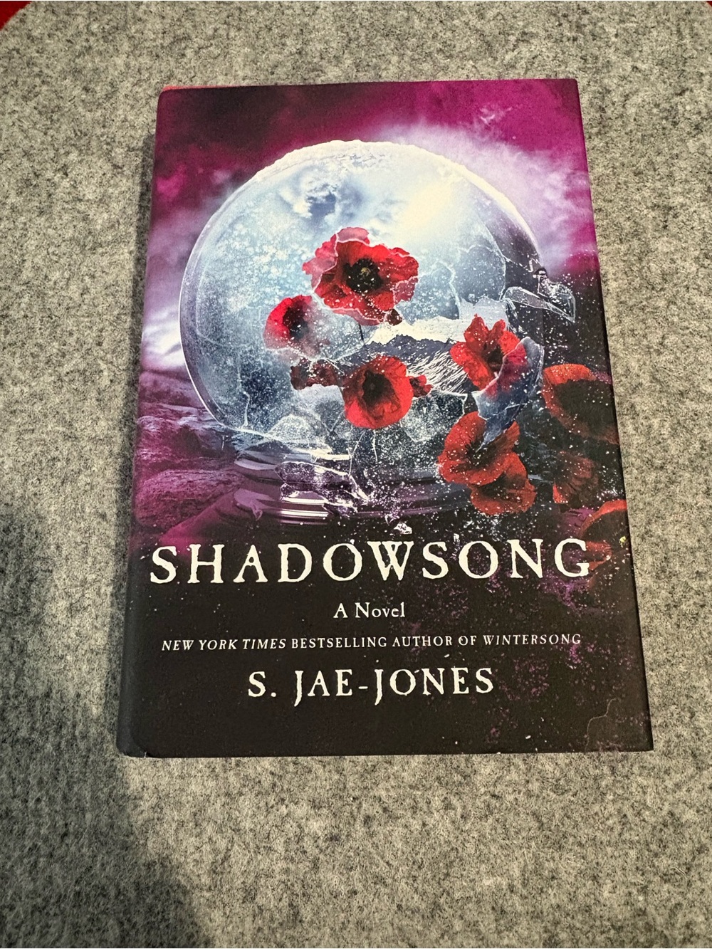 Shadowsong Hardcover Book - Purple & Red Cover